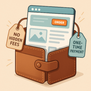 High-quality, affordable website design with no hidden fees