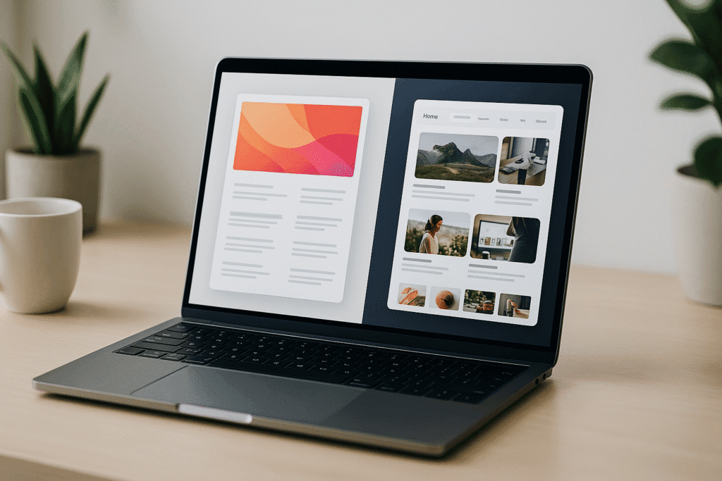 single vs multi page website