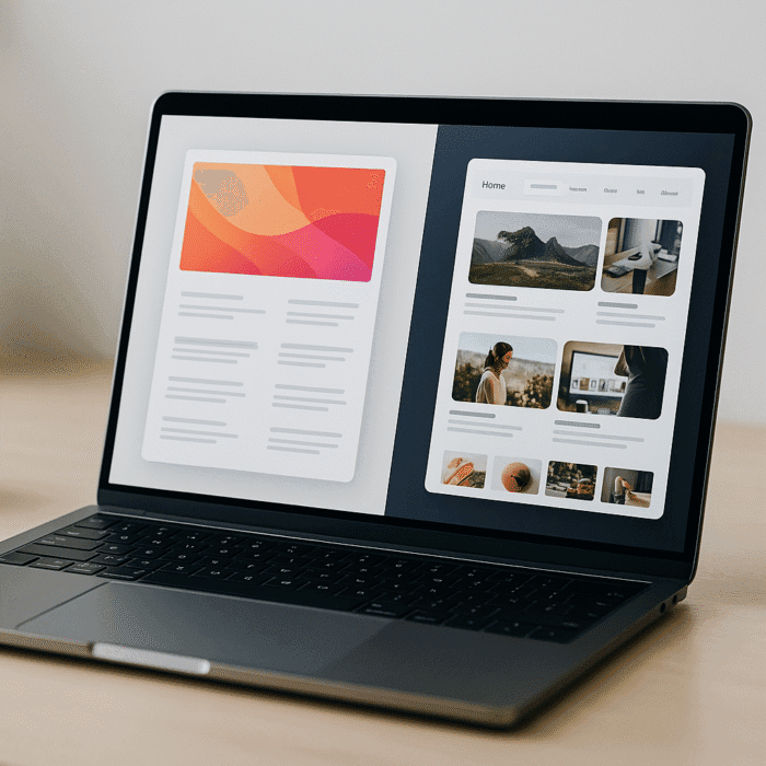 single vs multi page website