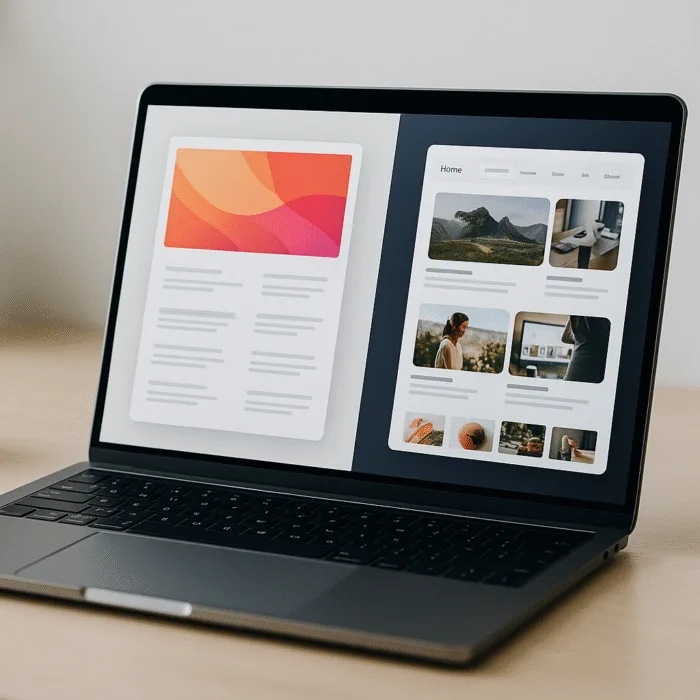 single vs multi page website